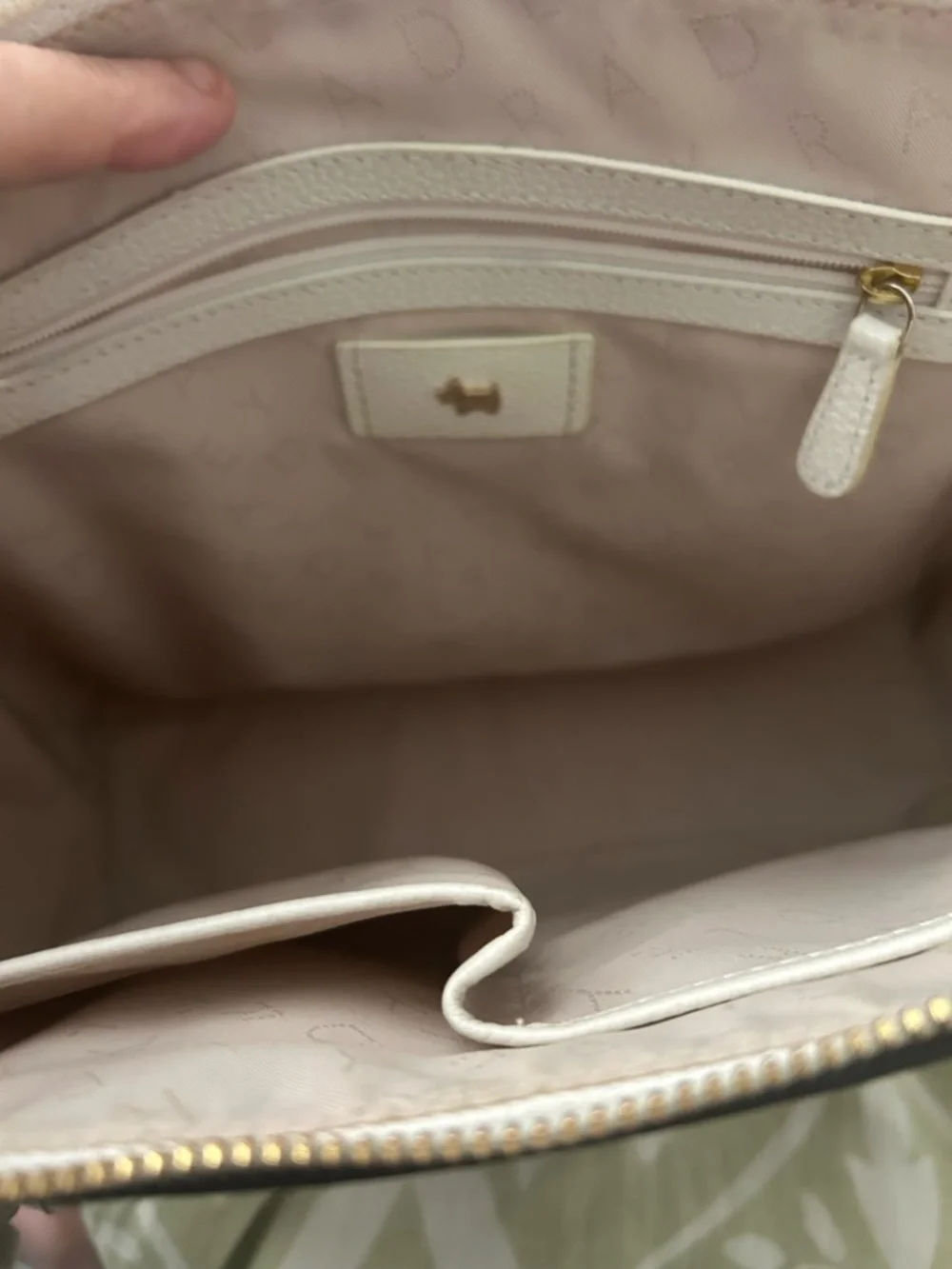 Radley London Silk Street Large Ziptop Shoulder Bag Natural - Picture 3 of 6